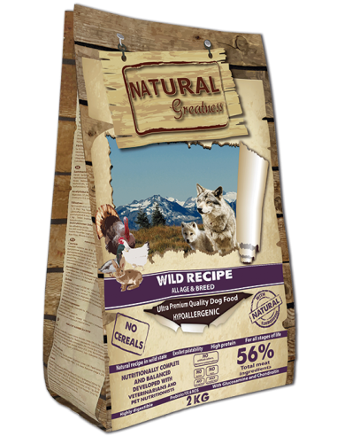 Receta Salvaje para perros - Natural Greatness- 2kg