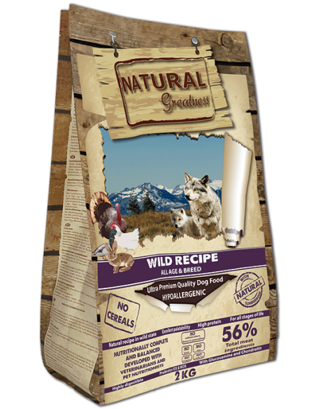 Receta Salvaje para perros - Natural Greatness- 2kg