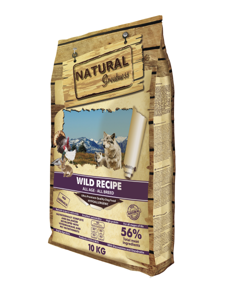 Receta Salvaje para perros - Natural Greatness- 10kg