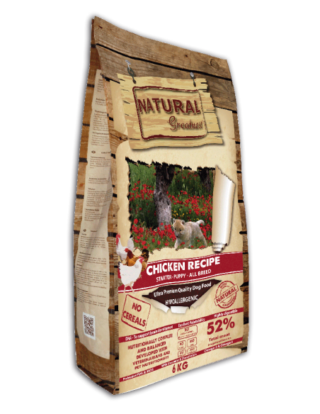 Receta de Pollo - para cachorros - Natural Greatness- 6kg