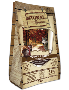 Receta de Pavo - para perros - Natural Greatness- 2kg 2