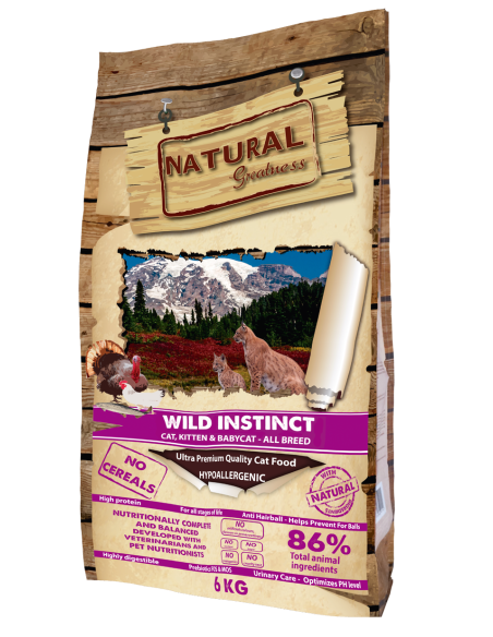 Receta Wild Instinct para gatos - Natural Greatness- 6kg