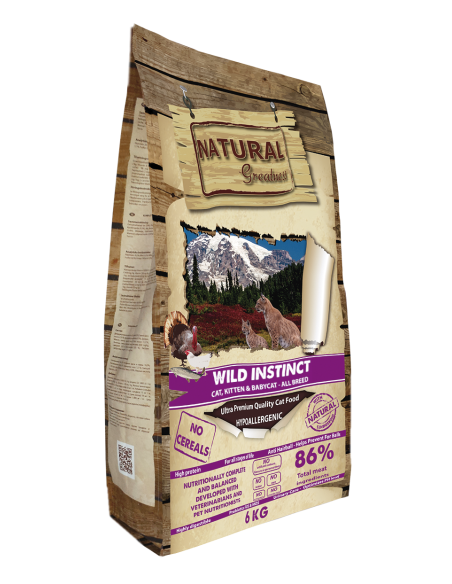 Receta Wild Instinct para gatos - Natural Greatness- 6kg