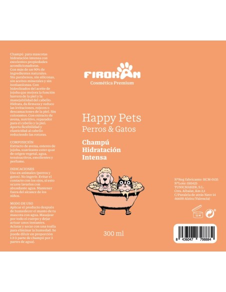 Compra Champú Firokan Hidratación Intensa con Avena y Jojoba –