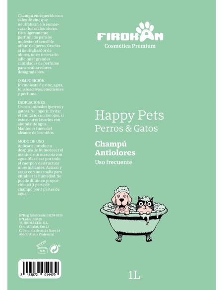 Compra Champú Firokan Antiolores con Zinc – Uso Frecuente –