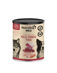 Compra Lata de Pollo, Ternera y Pato para Perros – NutraDog