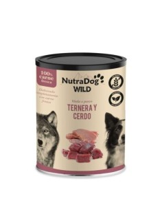 Compra Lata de Ternera y Cerdo para Perros – NutraDog WILD –