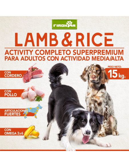 Firokan lamb & rice - 15kg