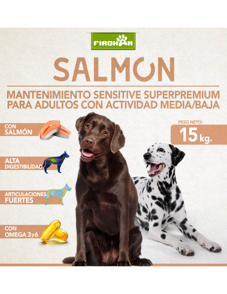 Firokan salmón sensitive - 15kg